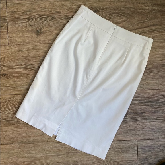 Calvin Klein Pencil Skirt White Size 2 - Picture 8 of 8